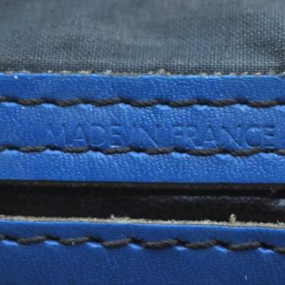 SALE! Vintage Louis Vuitton Epi Speedy 30 Blue Leather Gold Satchel Boston Bag - Picture 14 of 16